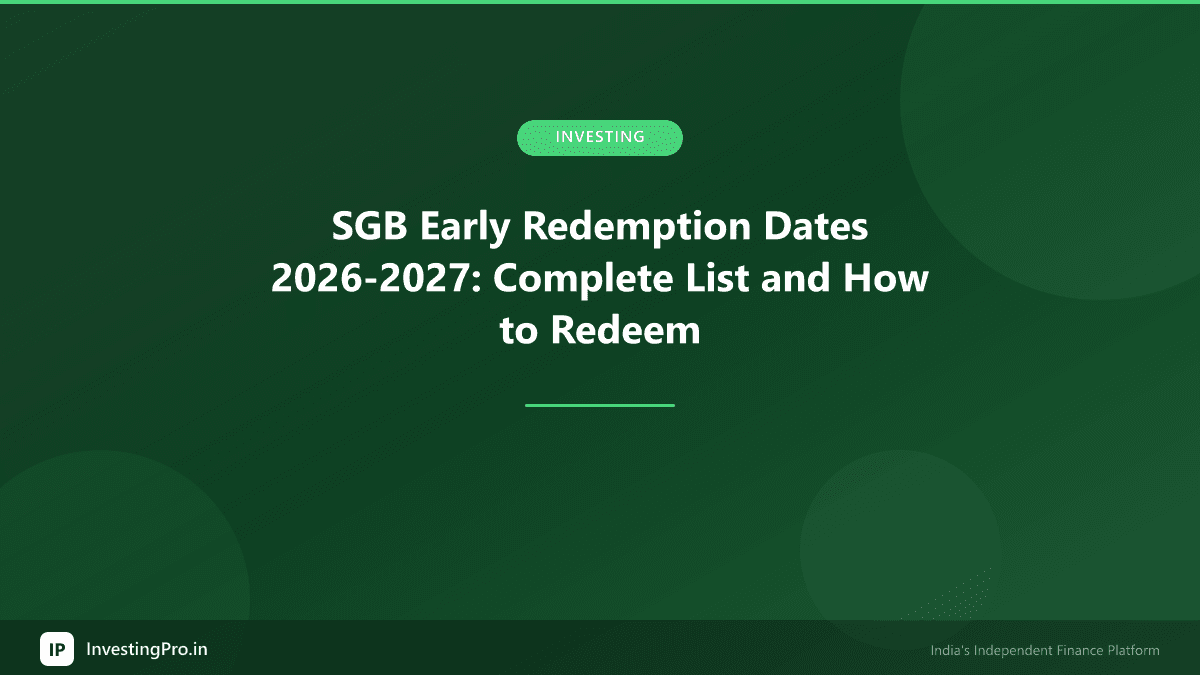Sovereign Gold Bond (SGB) 2026: Interest Rate, How to Buy from Secondary Market